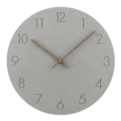 Scandinavian Wood Wall Clock | Minimalist Modern Timepiece