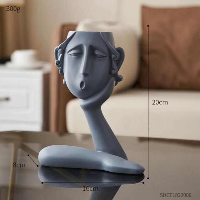 Classical Bust Planter Pot Set