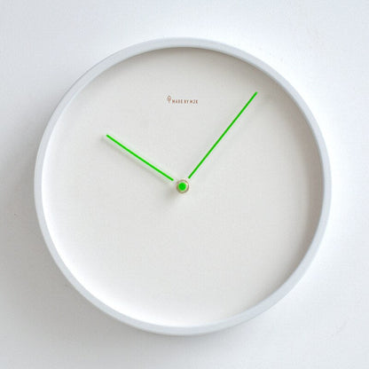 Modern Minimalist Wall Clock | Scandinavian Matte Finish Quartz