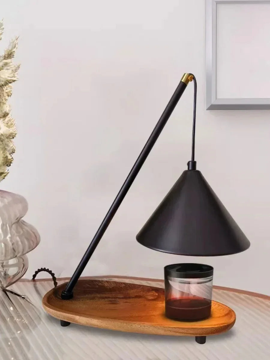 Angled Shade Candle Warmer Lamp