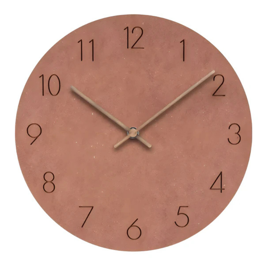 Scandinavian Wood Wall Clock | Minimalist Modern Timepiece