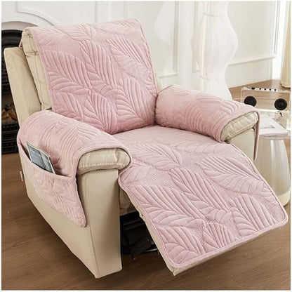 Leaf Pattern Recliner Chair Cover