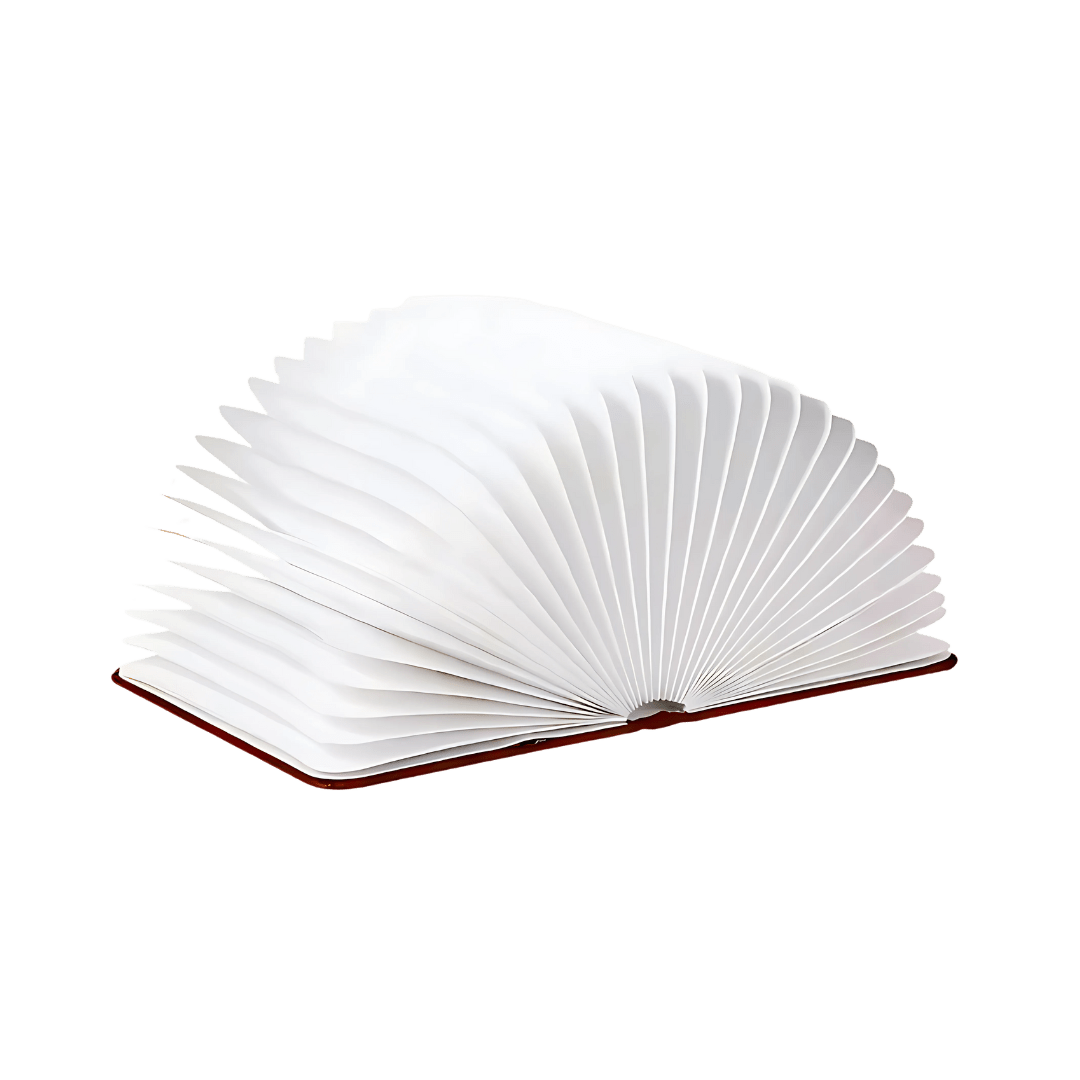 Book Lamp | 360° Folding LED Rechargeable Wooden Nightlight