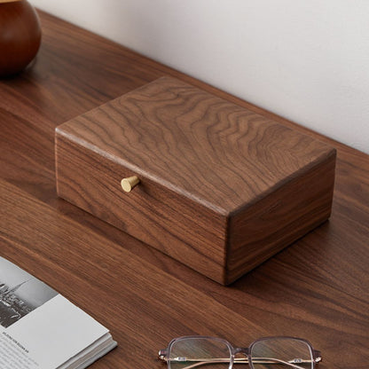 Walnut Jewelry Box with Lift Out Tray