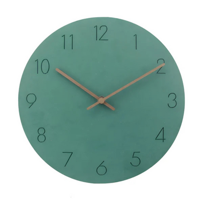 Scandinavian Wood Wall Clock | Minimalist Modern Timepiece