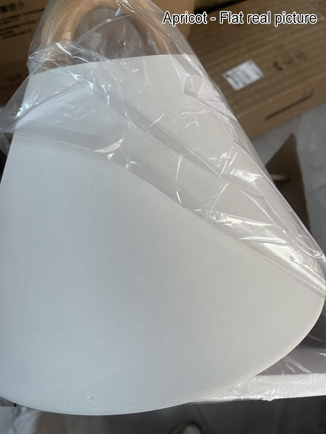 Pleated Solid Wood Half-Moon Wall Sconce