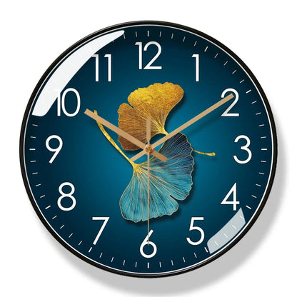 Floral Wall Clock | Elegant Silent Quartz Flower Design