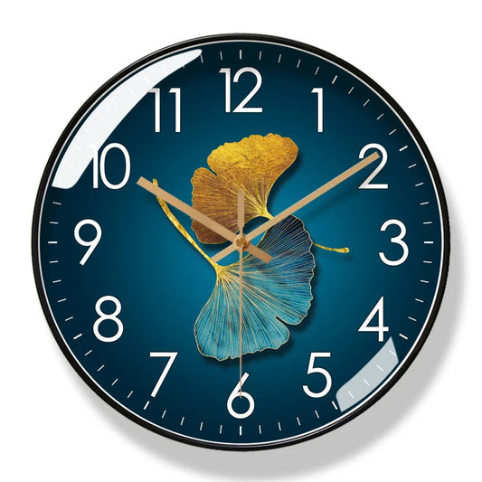 Floral Wall Clock | Elegant Silent Quartz Flower Design