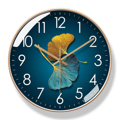 Floral Wall Clock | Elegant Silent Quartz Flower Design
