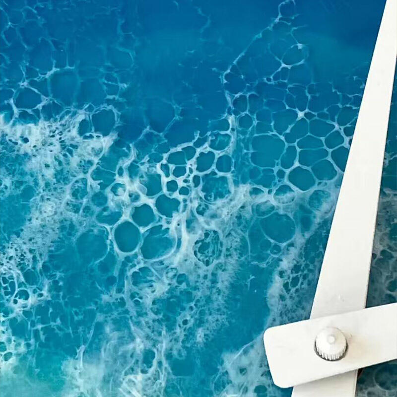 Beach Wave Resin Wall Clock