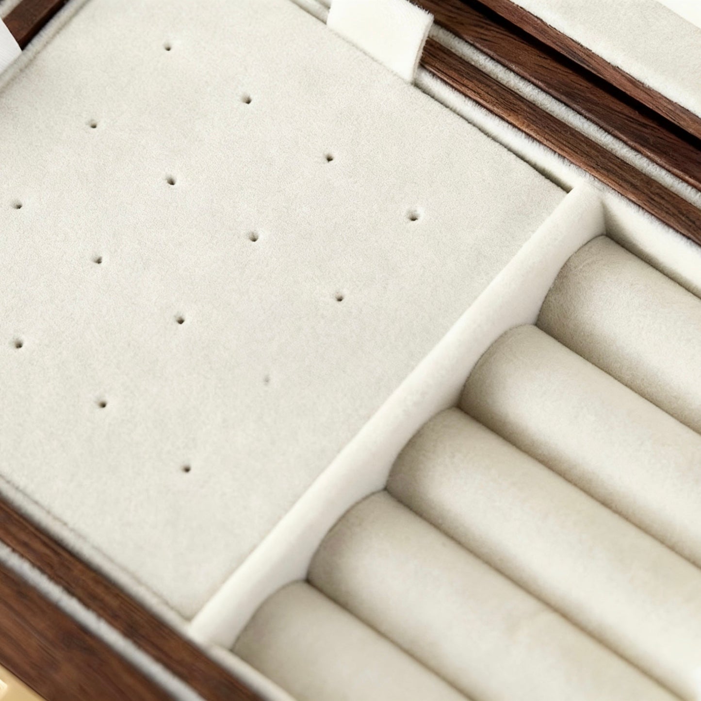 Minimalist Walnut Jewelry Storage Box