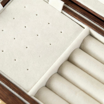 Minimalist Walnut Jewelry Storage Box