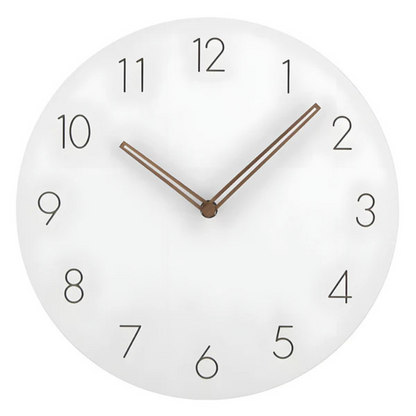 Scandinavian Wood Wall Clock | Minimalist Modern Timepiece