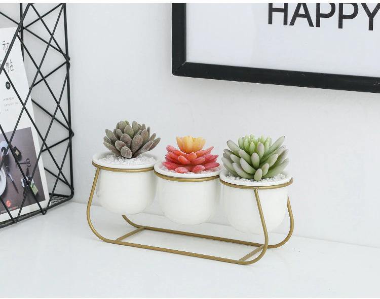 Metal Sleigh Succulent Planter Set