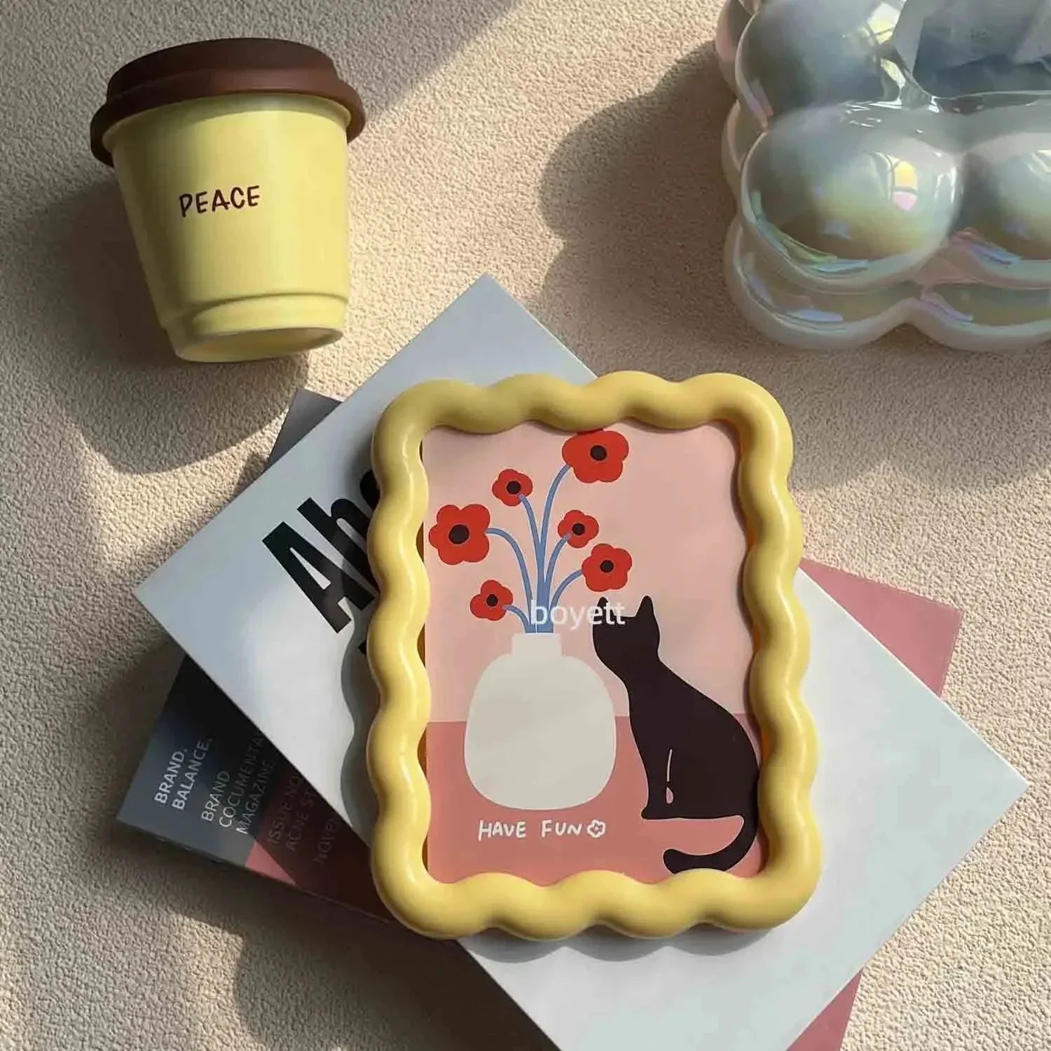 Clear Acrylic Single-Panel Display Photo Frame