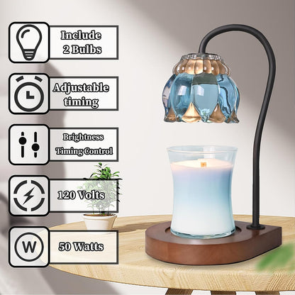Colorful Glass Mosaic Candle Warmer Lamp