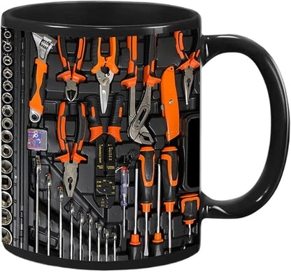 Mechanic Coffee Mug | 3D Wrench and Screwdriver Print