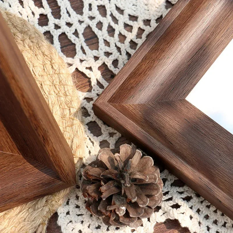 Solid Wood Slim-Profile Display Photo Frame