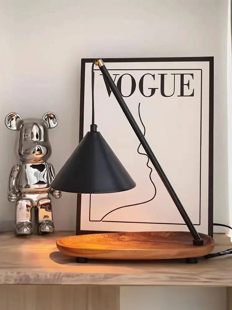 Angled Shade Candle Warmer Lamp
