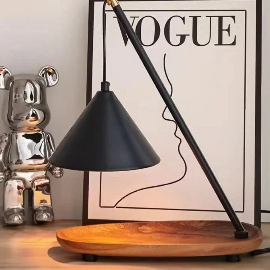 Angled Shade Candle Warmer Lamp