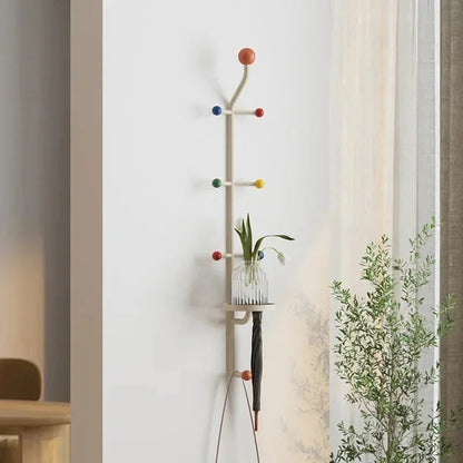 Vertical Wall Mounted Coat Rack Panel