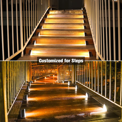 Outdoor Solar Step Pathway Lights