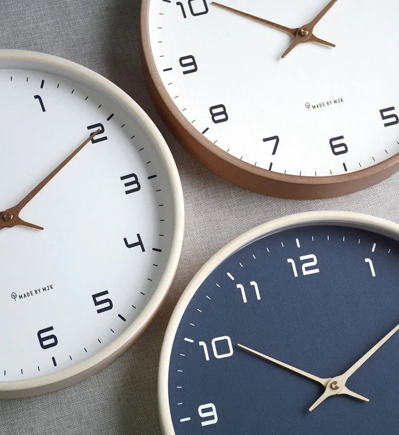 Scandinavian Solid Wood Wall Clock