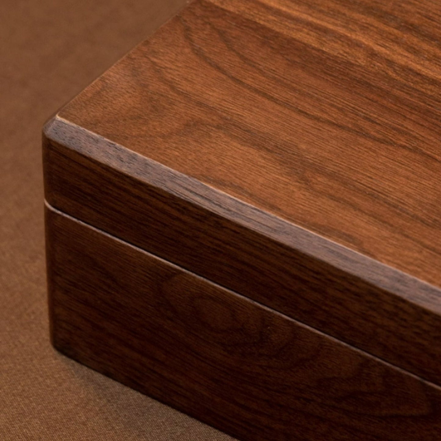 Solid Walnut Necklace Storage Box