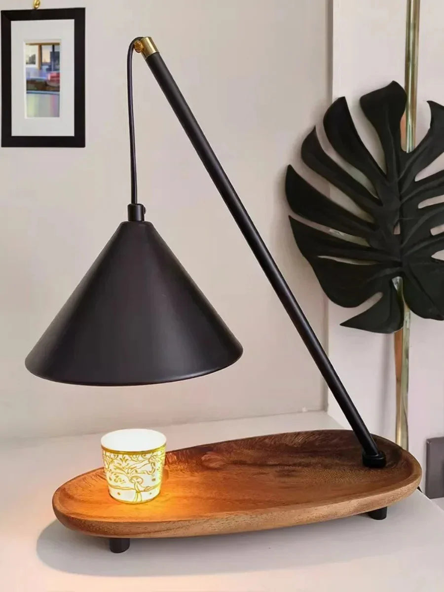 Angled Shade Candle Warmer Lamp