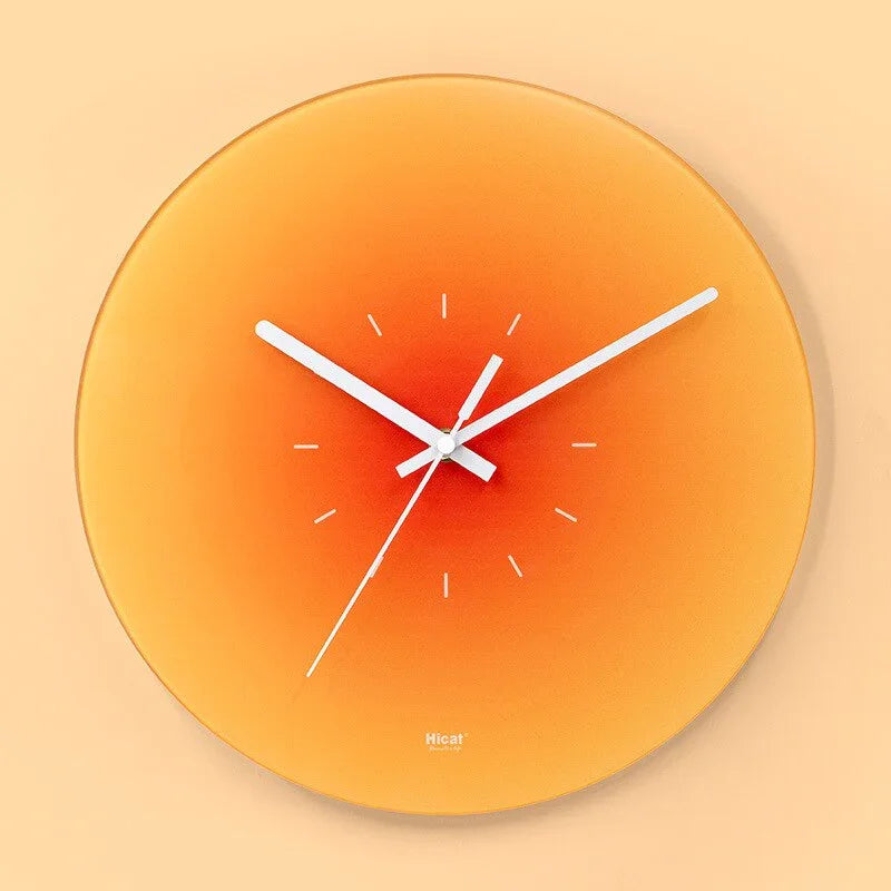 Clear Glass Face Wall Clock