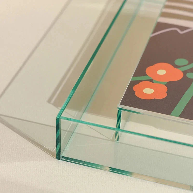 Acrylic Photo Frame with Neon Accent Edge