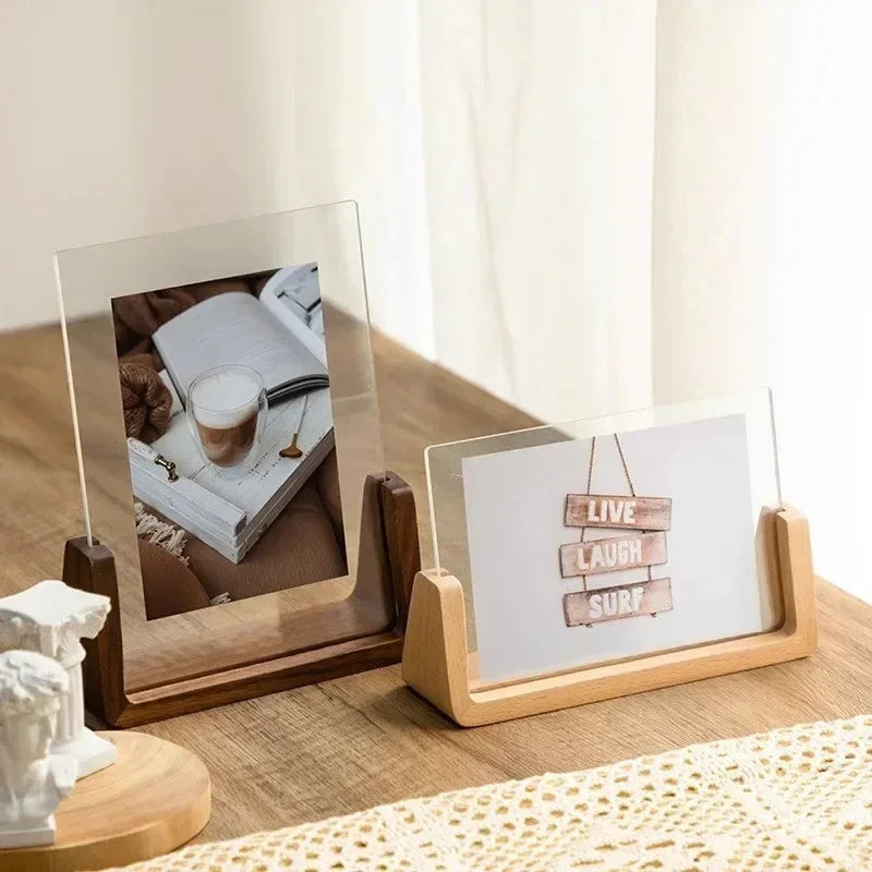 Solid Wood Modern Profile Photo Frame