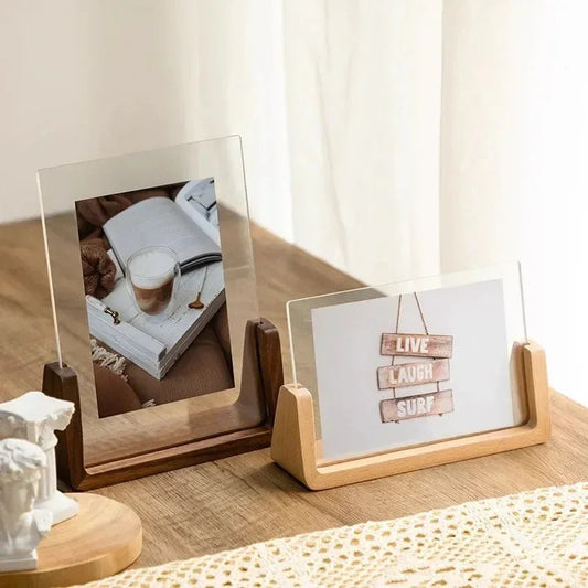 Solid Wood Modern Profile Photo Frame