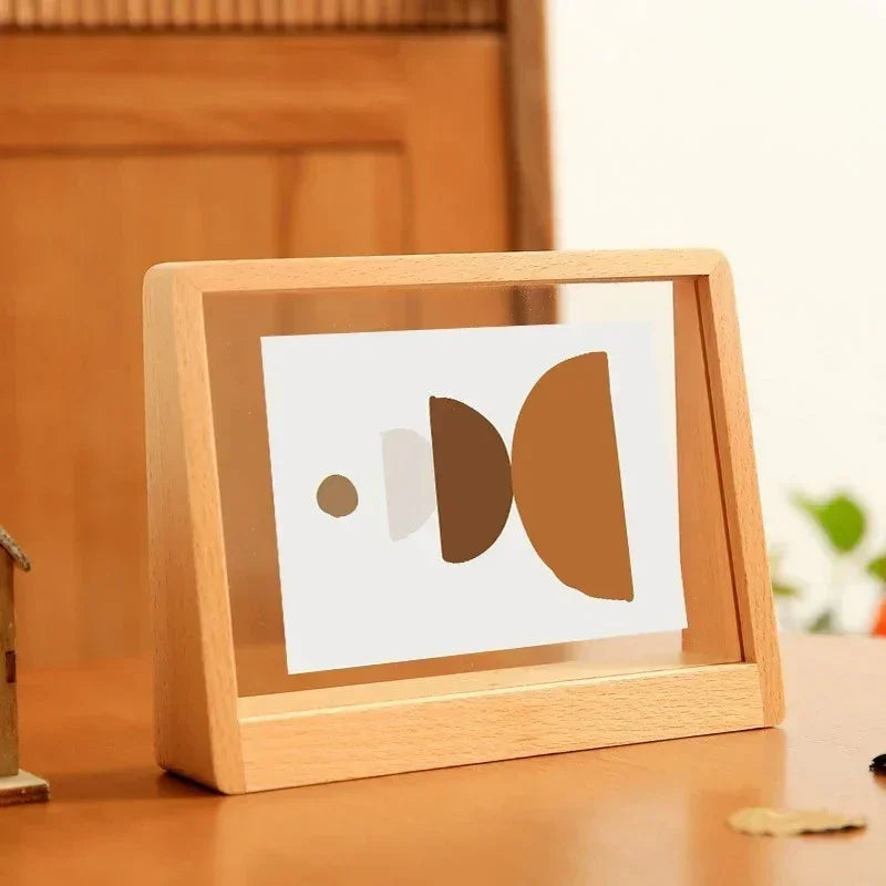 Solid Wood Modern Profile Photo Frame