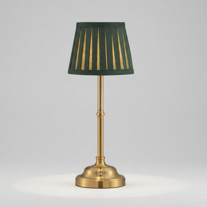 Cordless Rechargeable Brass LED Table Lamp