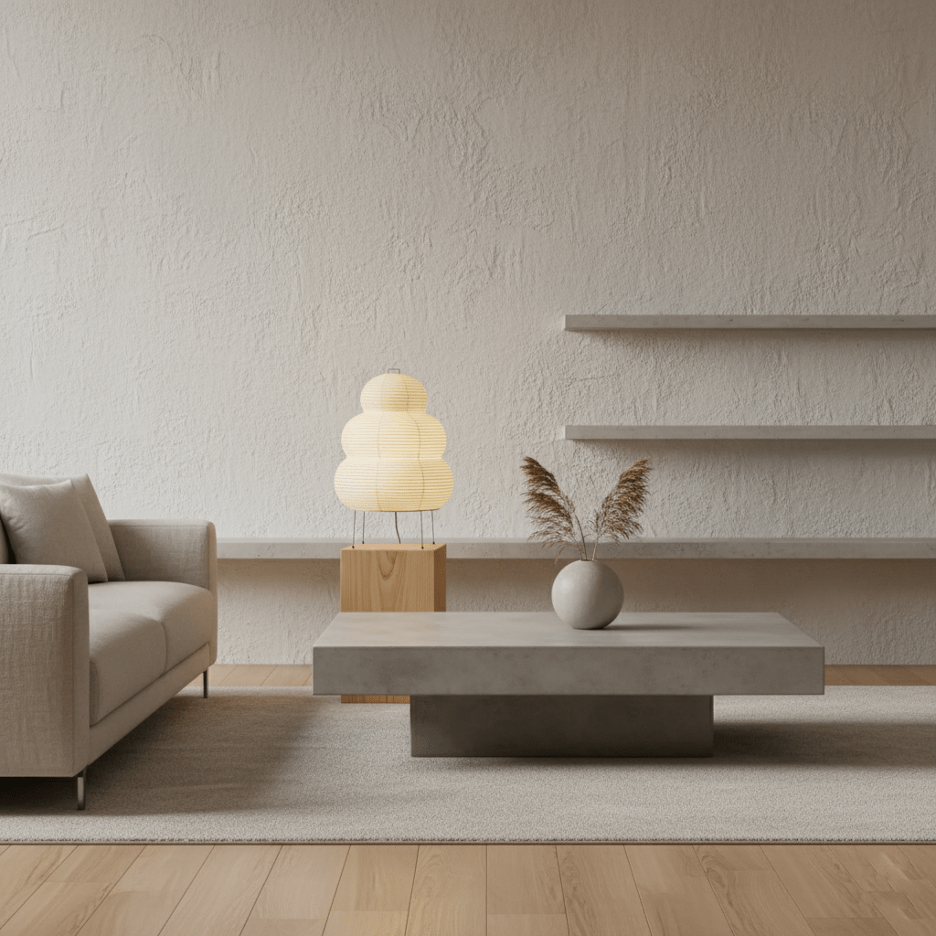 Akari Paper Silhouette Table Lamp