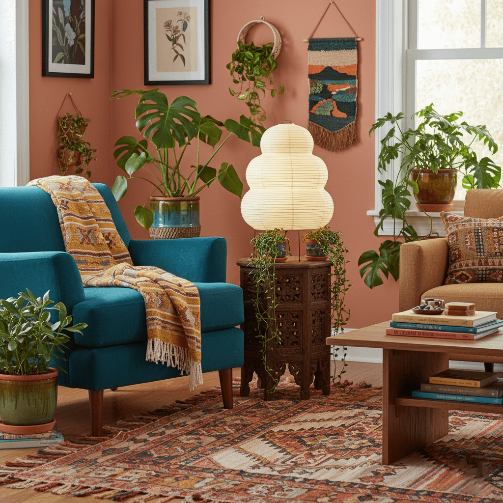 Akari Paper Silhouette Table Lamp