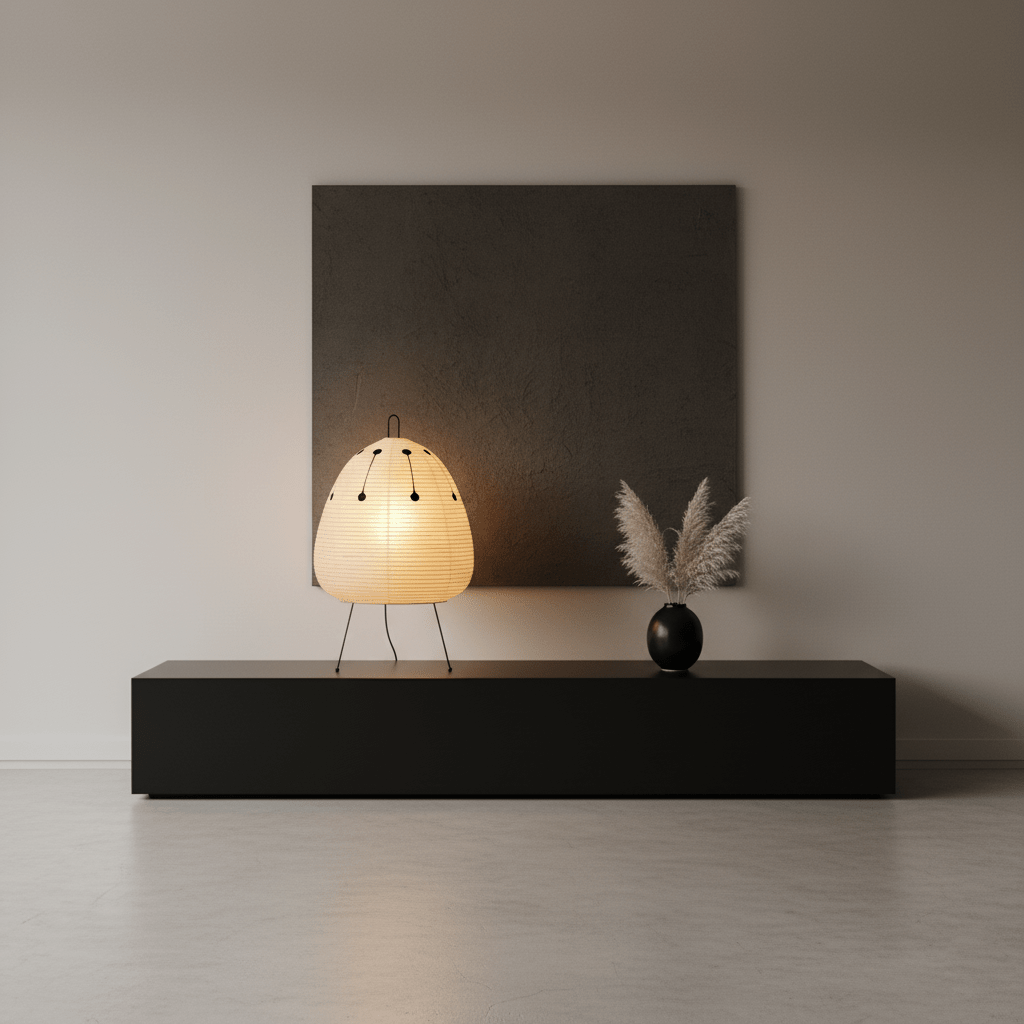 Akari Paper Silhouette Table Lamp