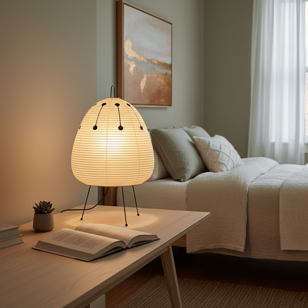 Akari Paper Silhouette Table Lamp