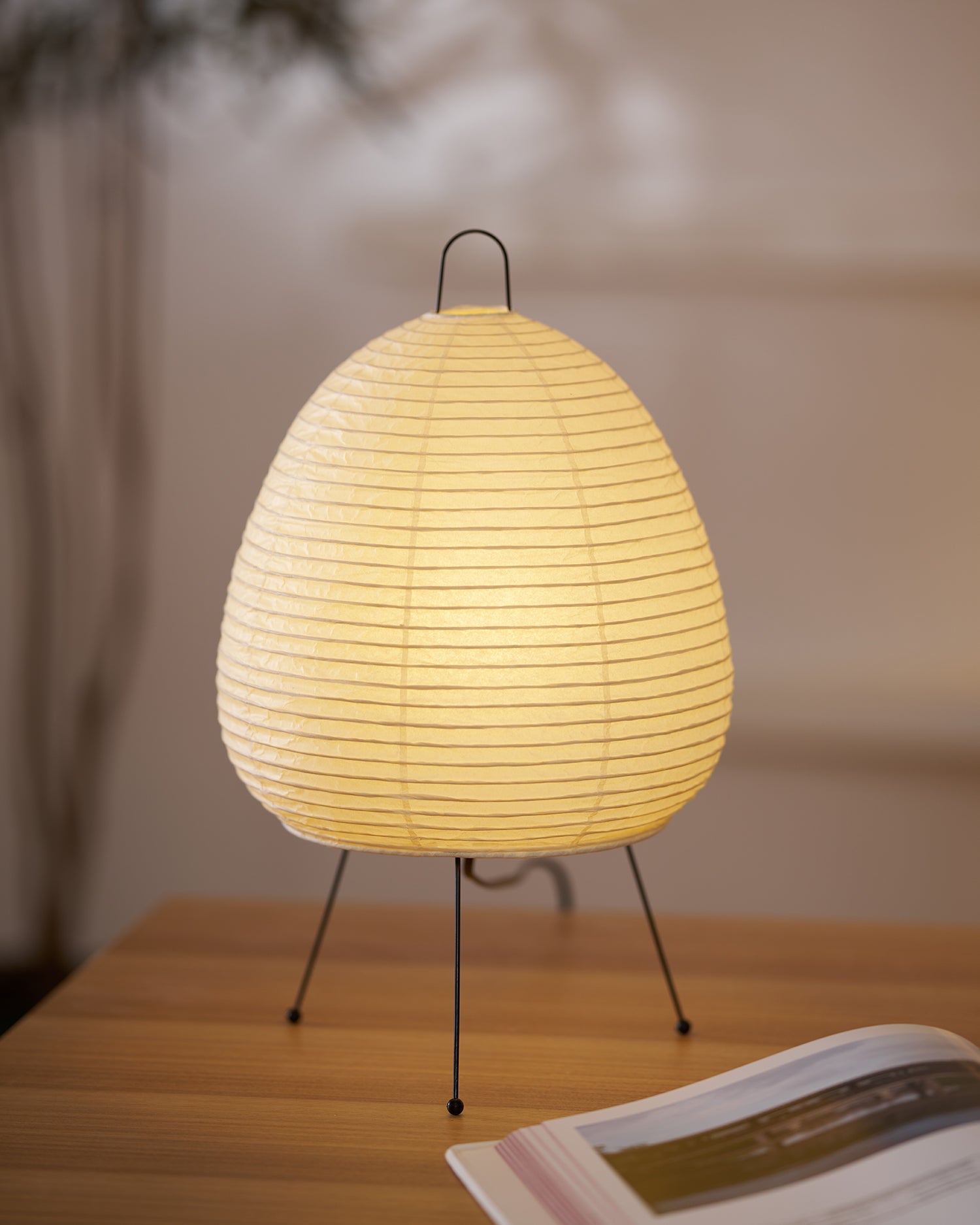 Akari Paper Silhouette Table Lamp