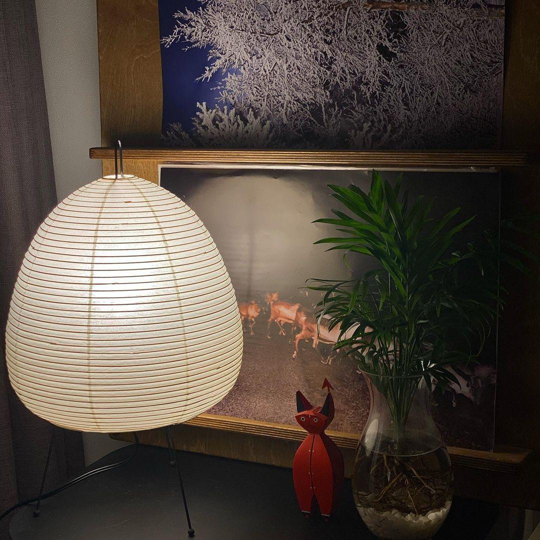 Akari Paper Silhouette Table Lamp