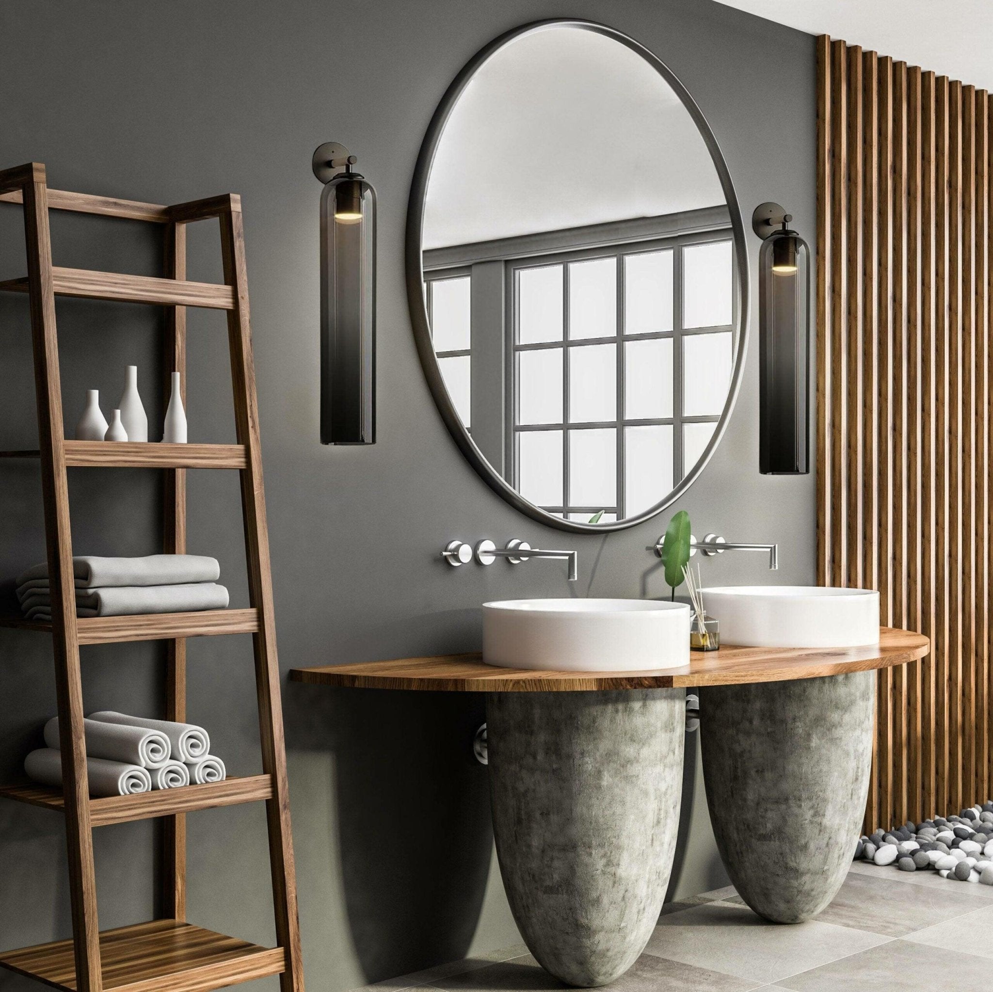 Art Glass Wall Sconce Light