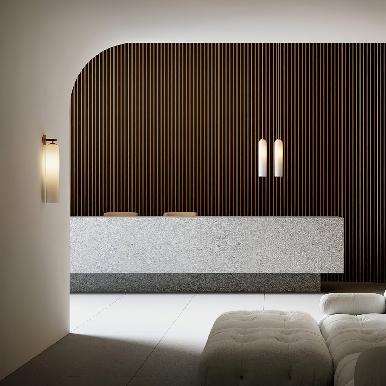 Art Glass Wall Sconce Light