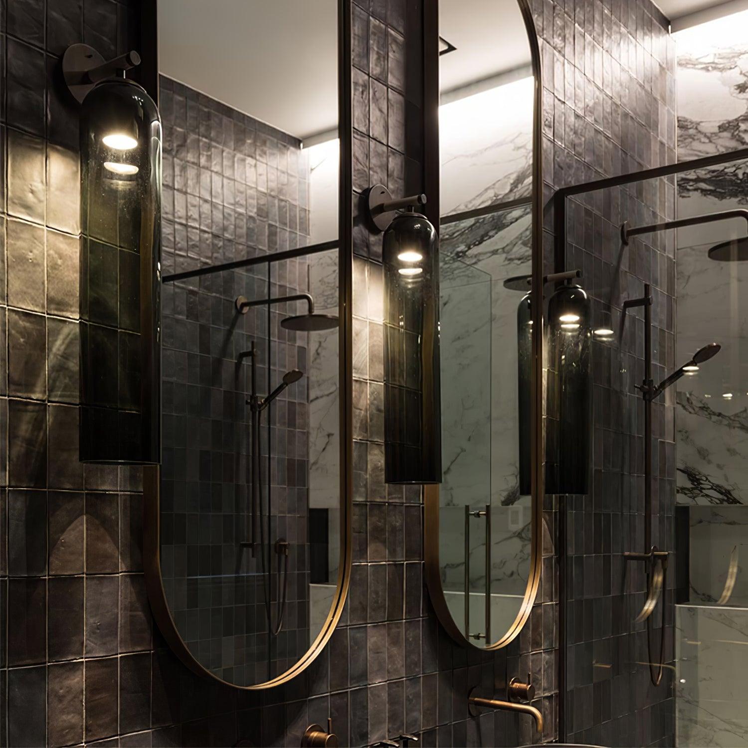 Art Glass Wall Sconce Light