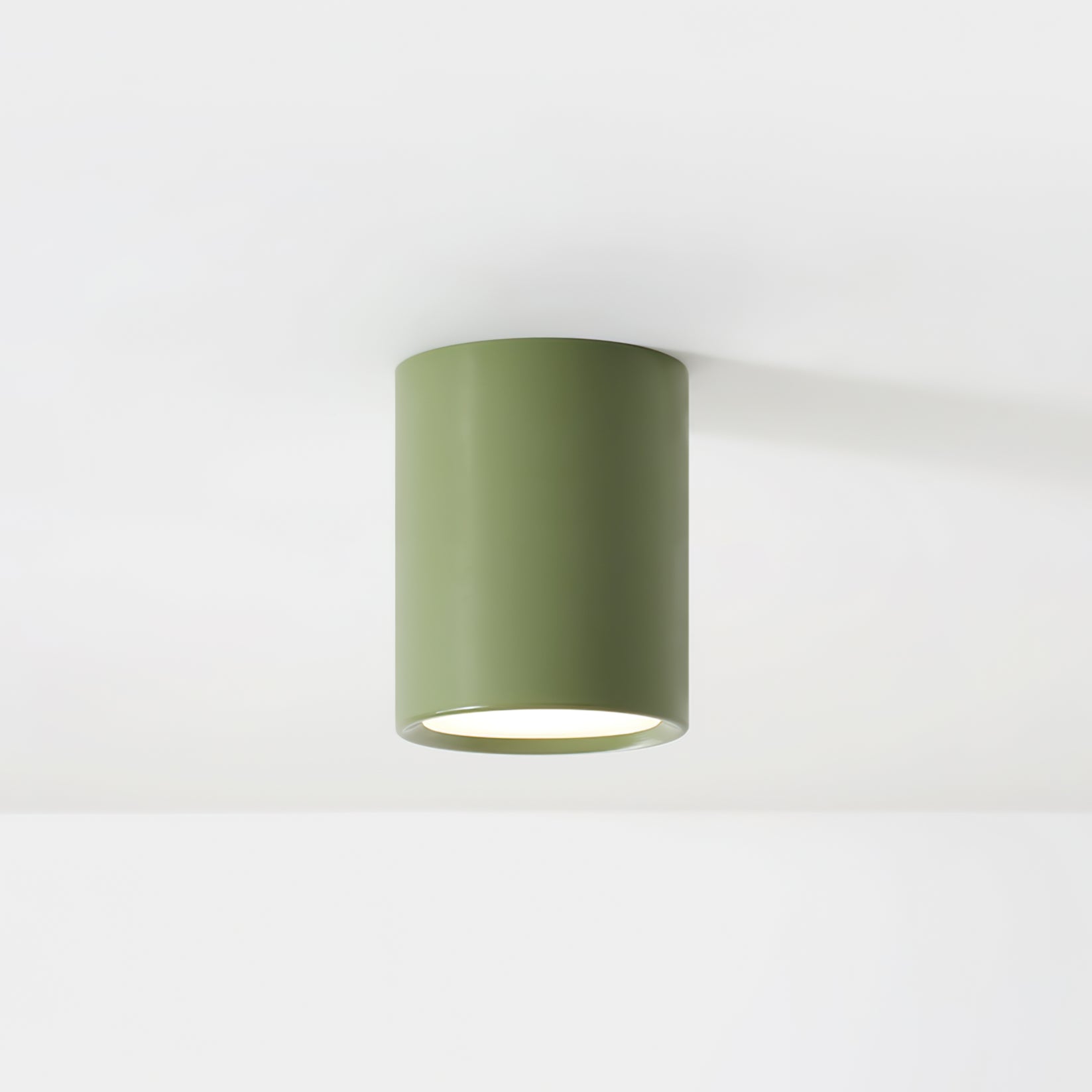 Cylindrical Flush Mount Ceiling Light