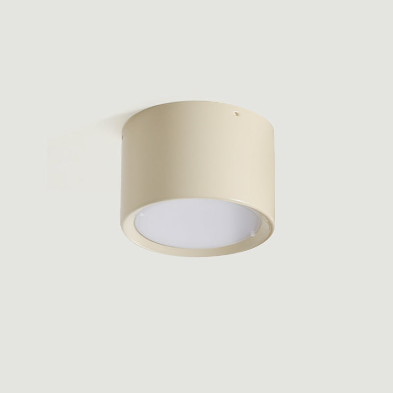 Cylindrical Flush Mount Ceiling Light