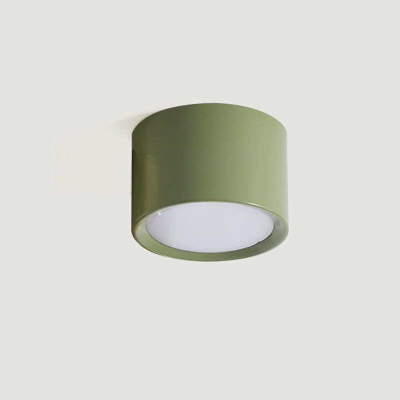 Cylindrical Flush Mount Ceiling Light