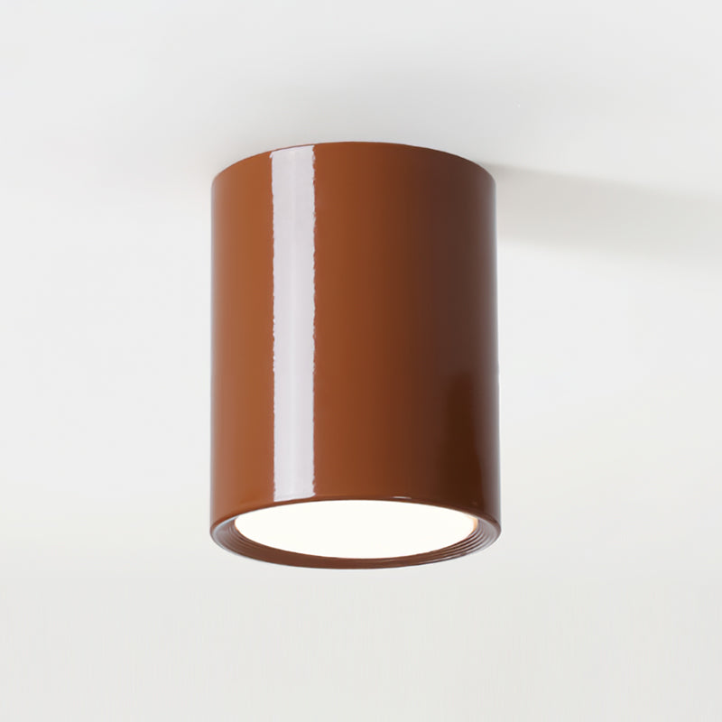 Cylindrical Flush Mount Ceiling Light