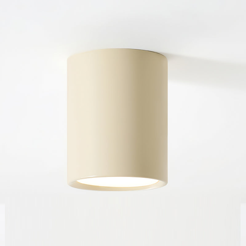 Cylindrical Flush Mount Ceiling Light