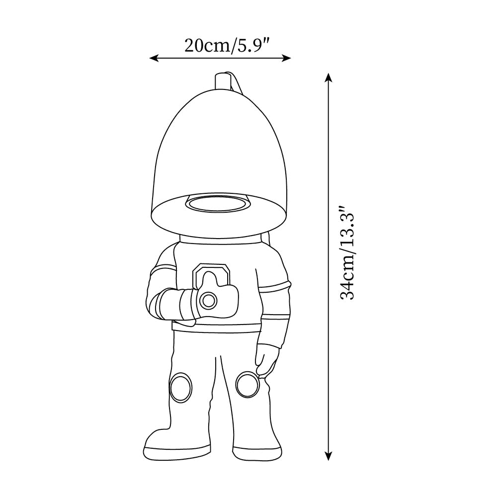 Astronaut Figurine Candle Warmer Lamp